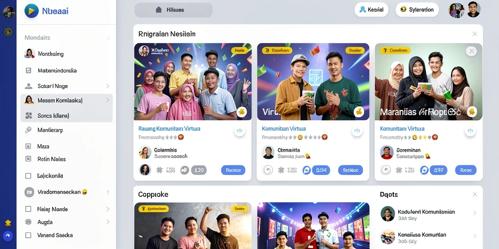 Tampilan antarmuka yang menarik dan user-friendly.