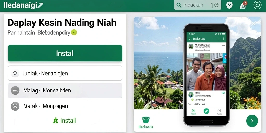 Tampilan awal aplikasi 888R yang menarik.