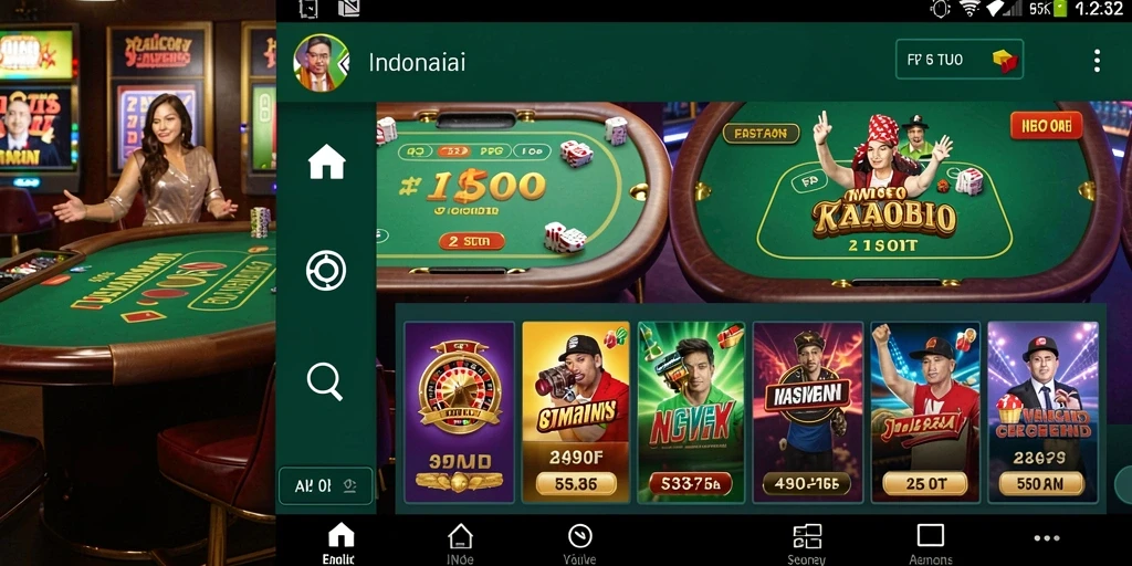 Tampilan awal 9ET yang menarik dengan desain warna-warni.