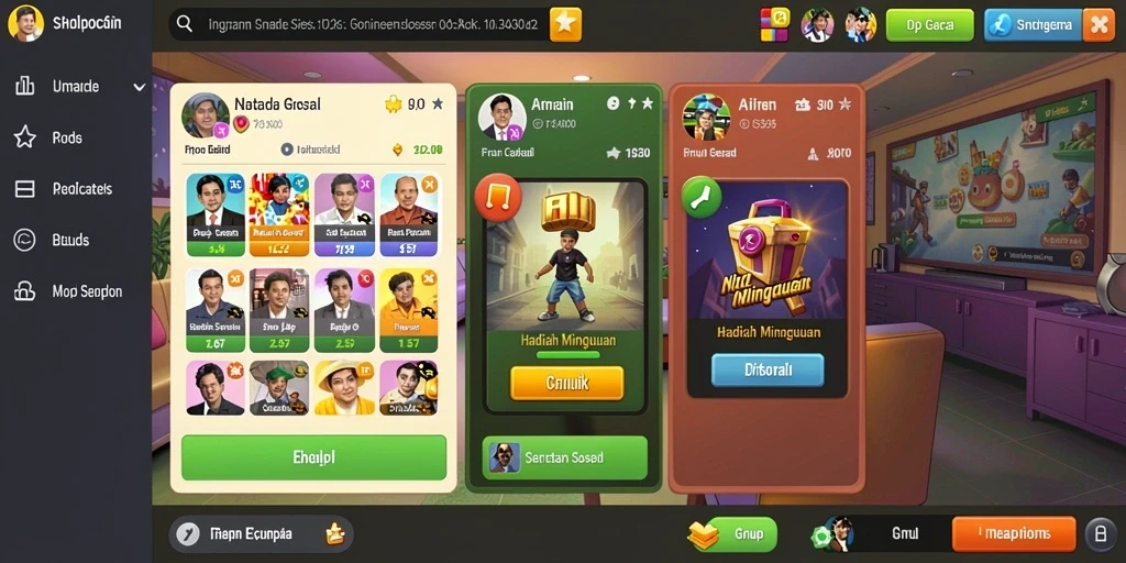 Tampilan antarmuka yang user-friendly dan menarik.