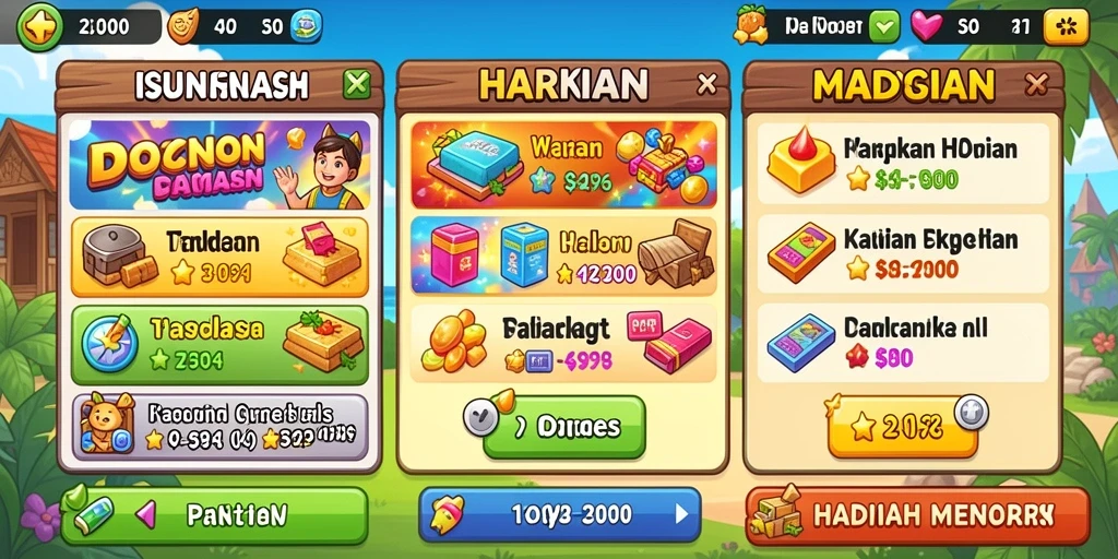 Tampilan antarmuka yang menarik dan user-friendly.