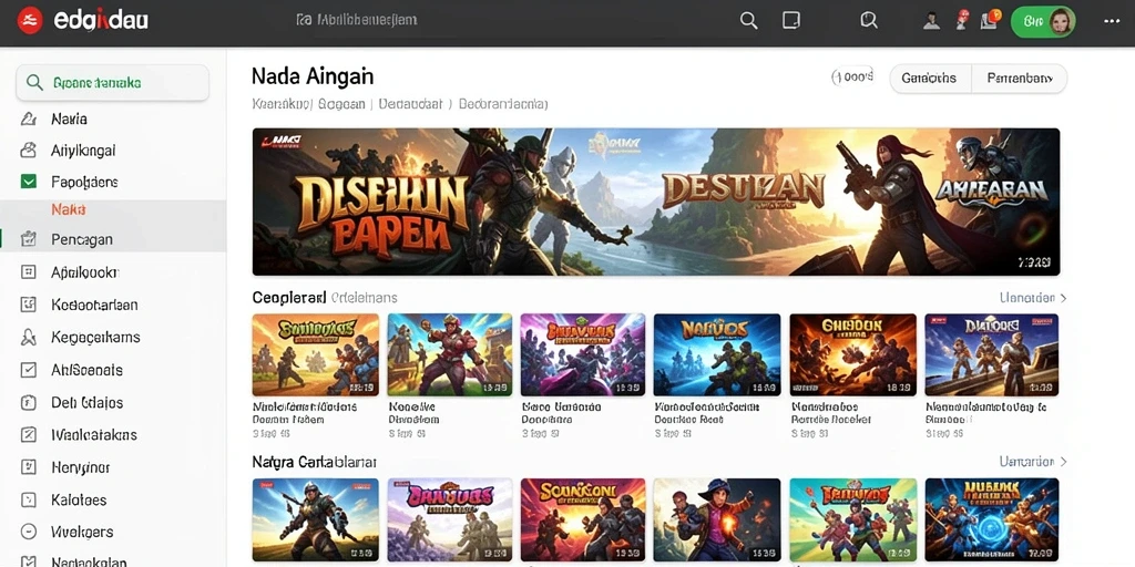 Screenshot menunjukkan antarmuka permainan yang menarik dan mudah digunakan.