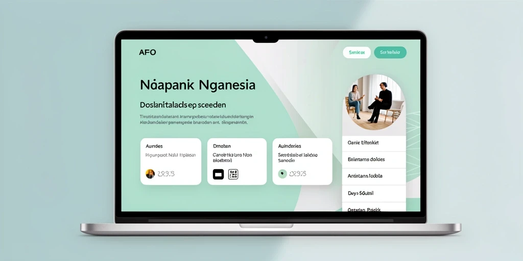 Tampilan menu utama yang menarik dan informatif.
