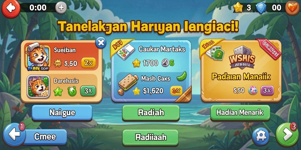 Tampilan awal yang menawan dan mudah dinavigasi.