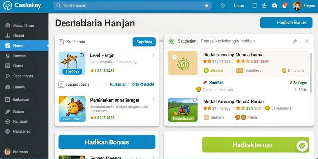 Tampilan antarmuka yang user-friendly.