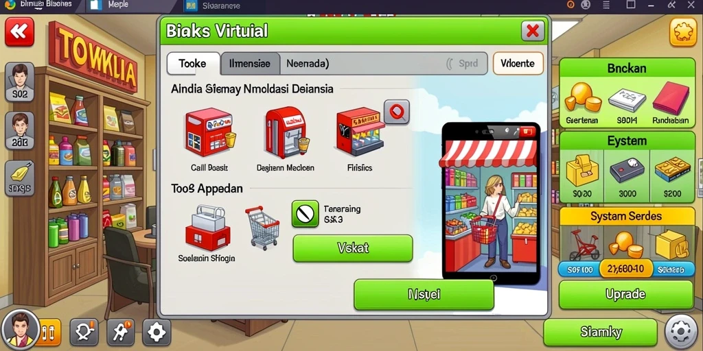 Tampilan antarmuka yang user-friendly dan intuitif.