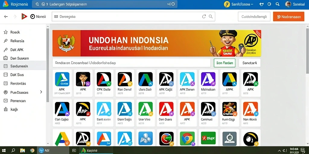 Tampilan menarik dari menu utama aplikasi PENITI4D.