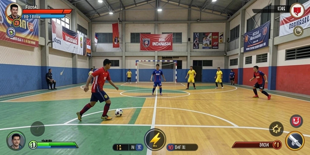 Tampilan utama game dengan navigasi intuitif.